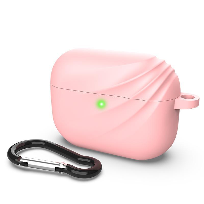 DEVIA Silikon laddningsfodral för AirPod Pro Med Krok - Rosa