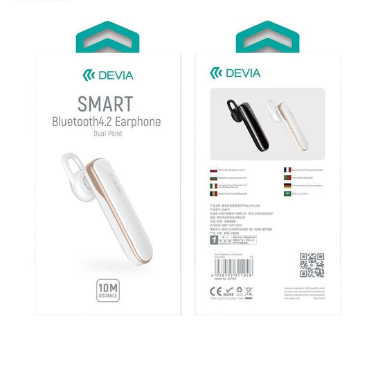 DEVIA Smart 4.2 Trådlös Bluetooth-hörlurar - Vit