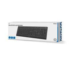 Deltaco Bluetooth Silent Tangentbord – Fullstorlek, Lågprofil, Svenska / Nordisk Layout