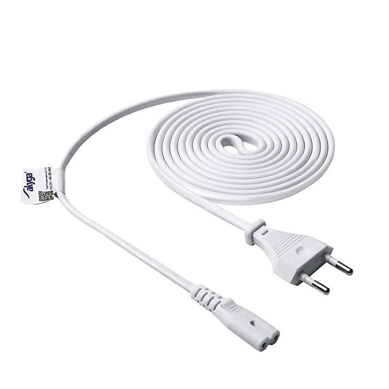 Deltaco Strömkabel CEE 7/16 till IEC C7 – 3m – Eurokontakt till Figure 8