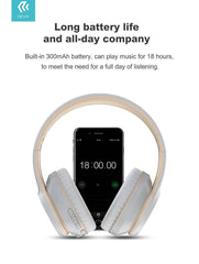 Devia Kintone Vikbara On-Ear 40mm Trådlösa Bluetooth HD-hörlurar