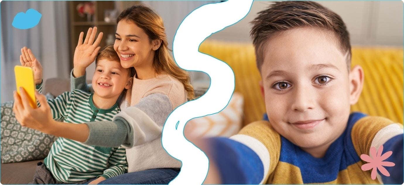 FOREVER 4G GPS WiFi Smartklocka för Barn Look Me! 3 KW-520 - Blå