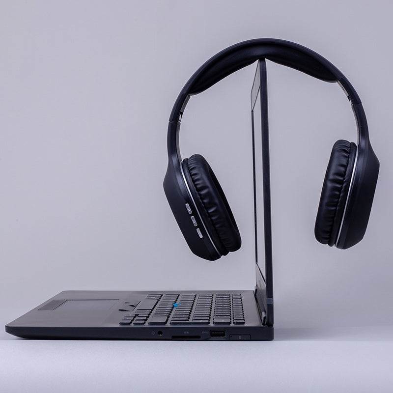 FOREVER Trådlösa Bluetooth 5.1 Hörlurar, AUX, Med Mikrofon Svart
