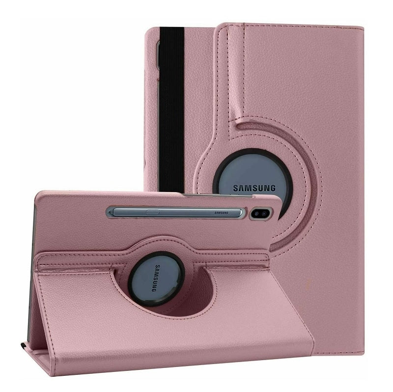 Fodral för Samsung Galaxy Tab S9+ / S9 FE+ Fodral 360° Roterbar Roseguld