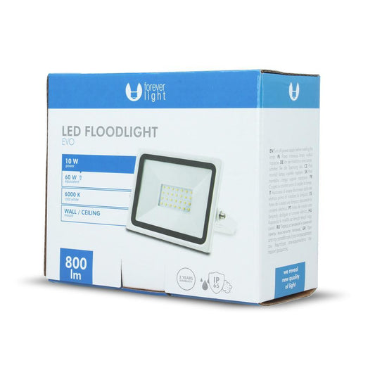 Forever EVO 10W LED Floodlight SMD |6000K| - Kallvit