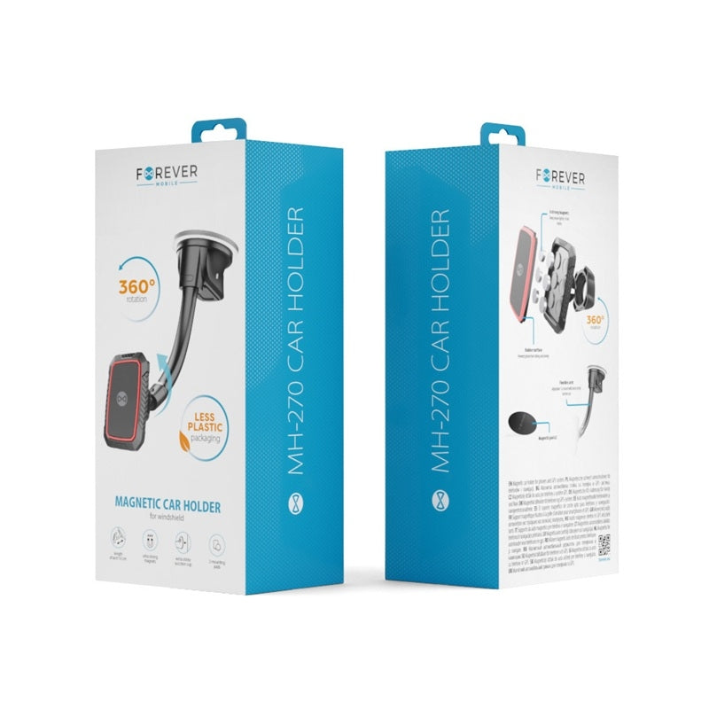 Forever Magnetisk Bilhållare för Instrumentbräda & Vindruta, Justerbar