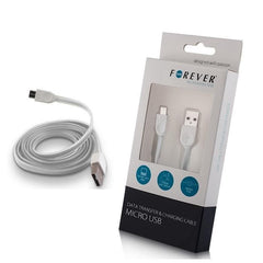 Forever Micro USB Data SYNC Kabel 100cm - Vit