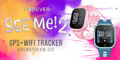 Forever See Me GPS WiFi Smartklocka för Barn KW-310 - Rosa