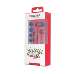 Forever Stereo In-ear Hörlurar med Mikrofon Juicy JSE-200 Casual