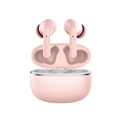 Forever TWE-210 Bluetooth 5.3 Hörlurar – ANC, TWS, 36h Speltid, USB-C, Rosa