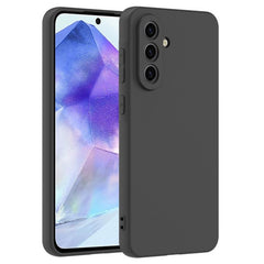 För Samsung Galaxy A27 5G - Silicon Matt TPU Mjuk Skal - Svart