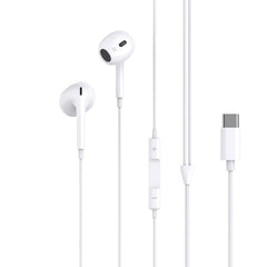 För iPhone 17/16/15 kompatibla USB-C In-Ear Hörlurar med Mikrofon EarPods