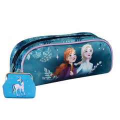 Frozen Disney-figurer Pennfodral med Unicorn Pengar Väska