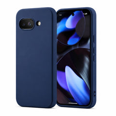 Google Pixel 10a - Matt TPU Mjuk Skal - Mörkblå