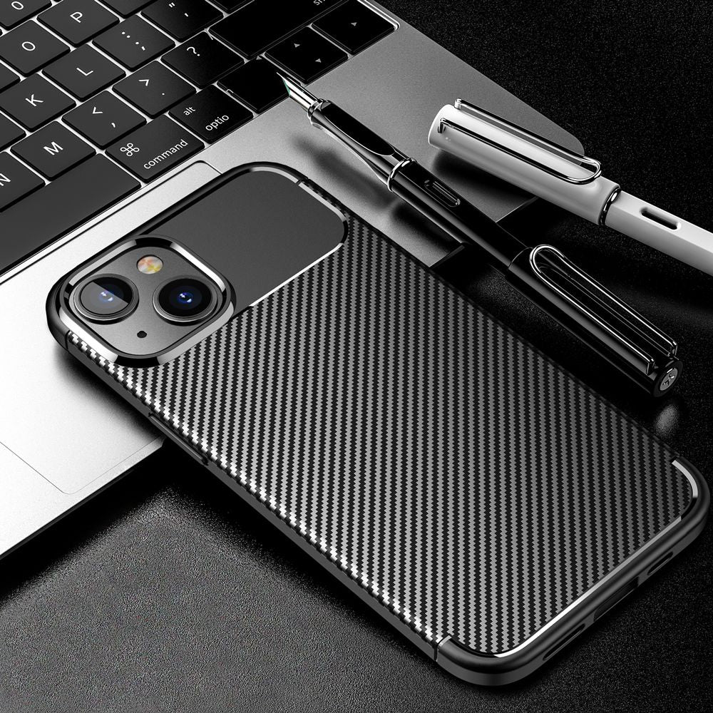 Google Pixel 9a - Carbon Black Extra Stöttåligt Slim Mjuk Skal