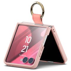 Goospery skal för Samsung Galaxy Z Flip8 med Mercury Gold Ring / Stativ - Rosa