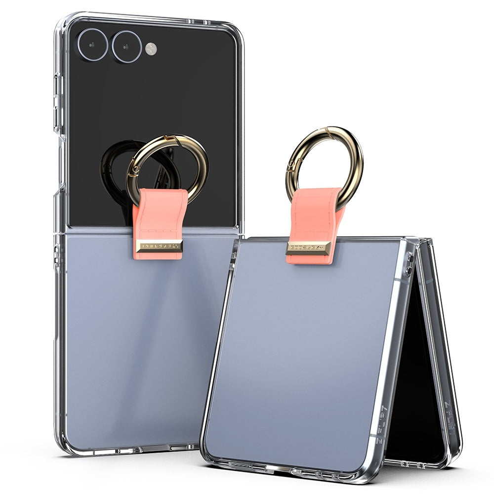 Goospery skal för Samsung Galaxy Z Flip8 med Mercury Golden Bell Ring / Hållare