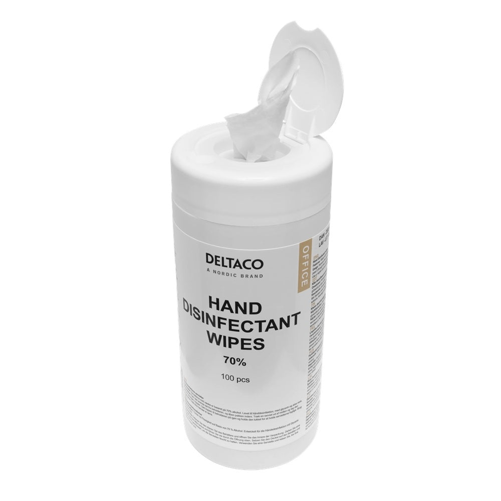 Handdesinfektionsservetter 100-pack – Aloe Vera & Glycerin – Mjuka & Effektiva