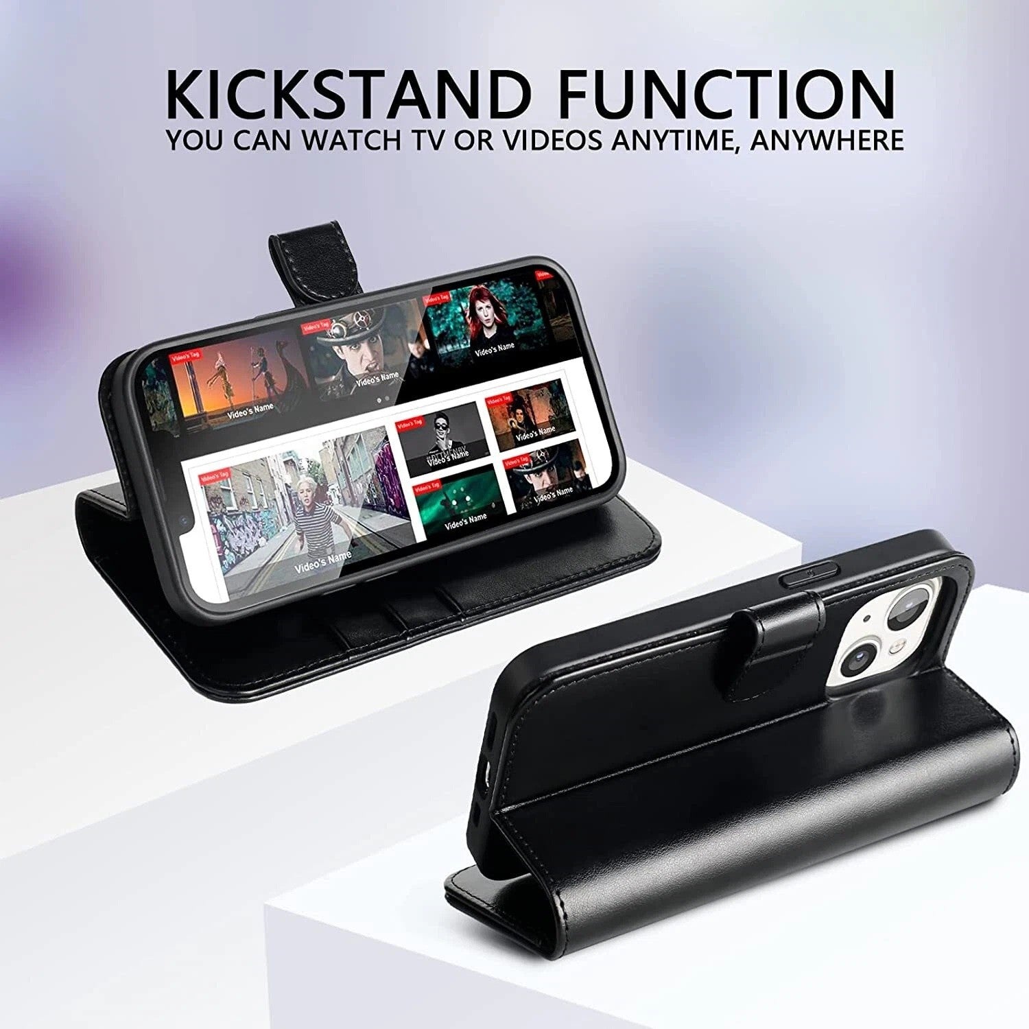 Honor 400 Lite -  Book Case Fodral Mobilplånbok Svart