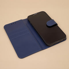 Honor 600 Lite - Book Case Fodral Mobilplånbok Marinblå