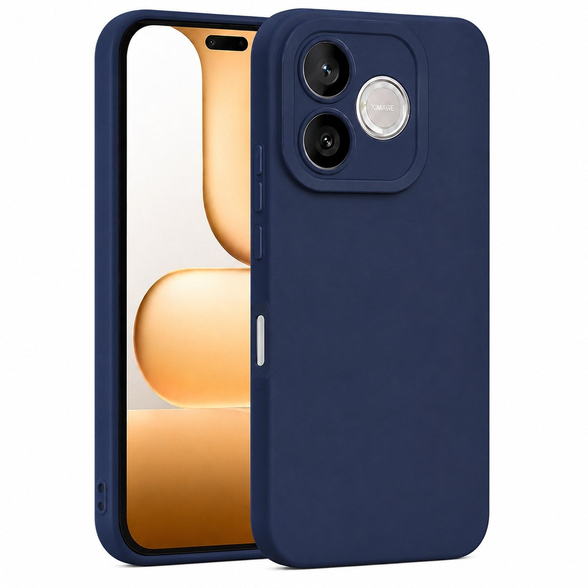 Honor 600 Lite - Matt TPU Mjuk Skal - Mörkblå