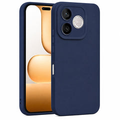 Honor 600 Lite - Matt TPU Mjuk Skal - Mörkblå
