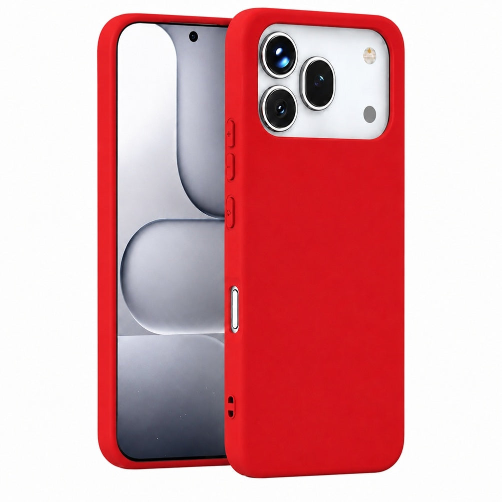 Honor 600 Pro - Silicon Matt TPU Mjuk Skal - Röd
