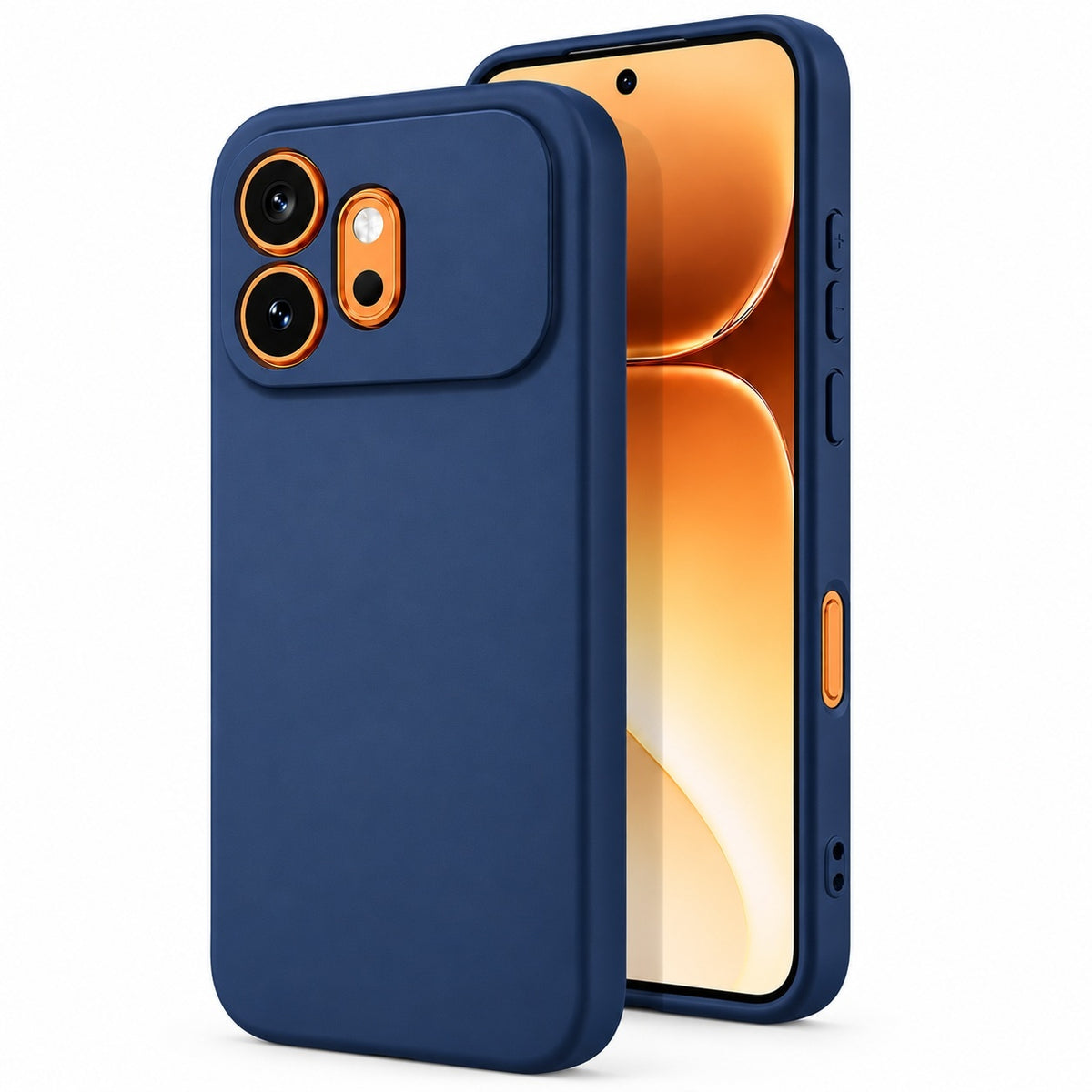 Honor 600 - Silicon Matt TPU Mjuk Skal - Blå