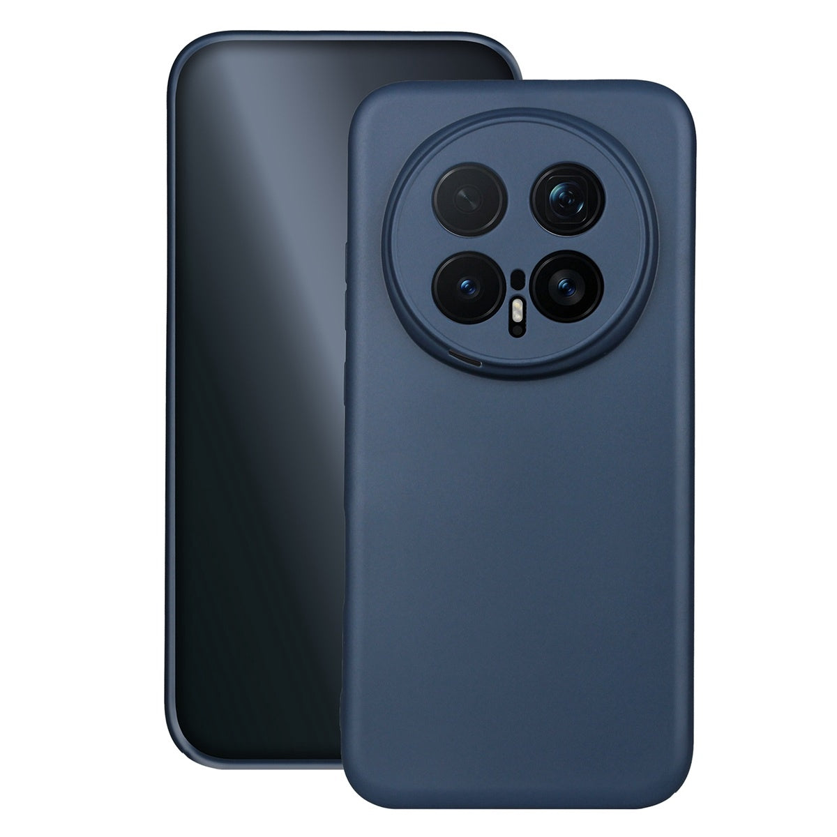 Honor Magic 8 Lite - Silicon Matt TPU Mjuk Skal - Mörkblå