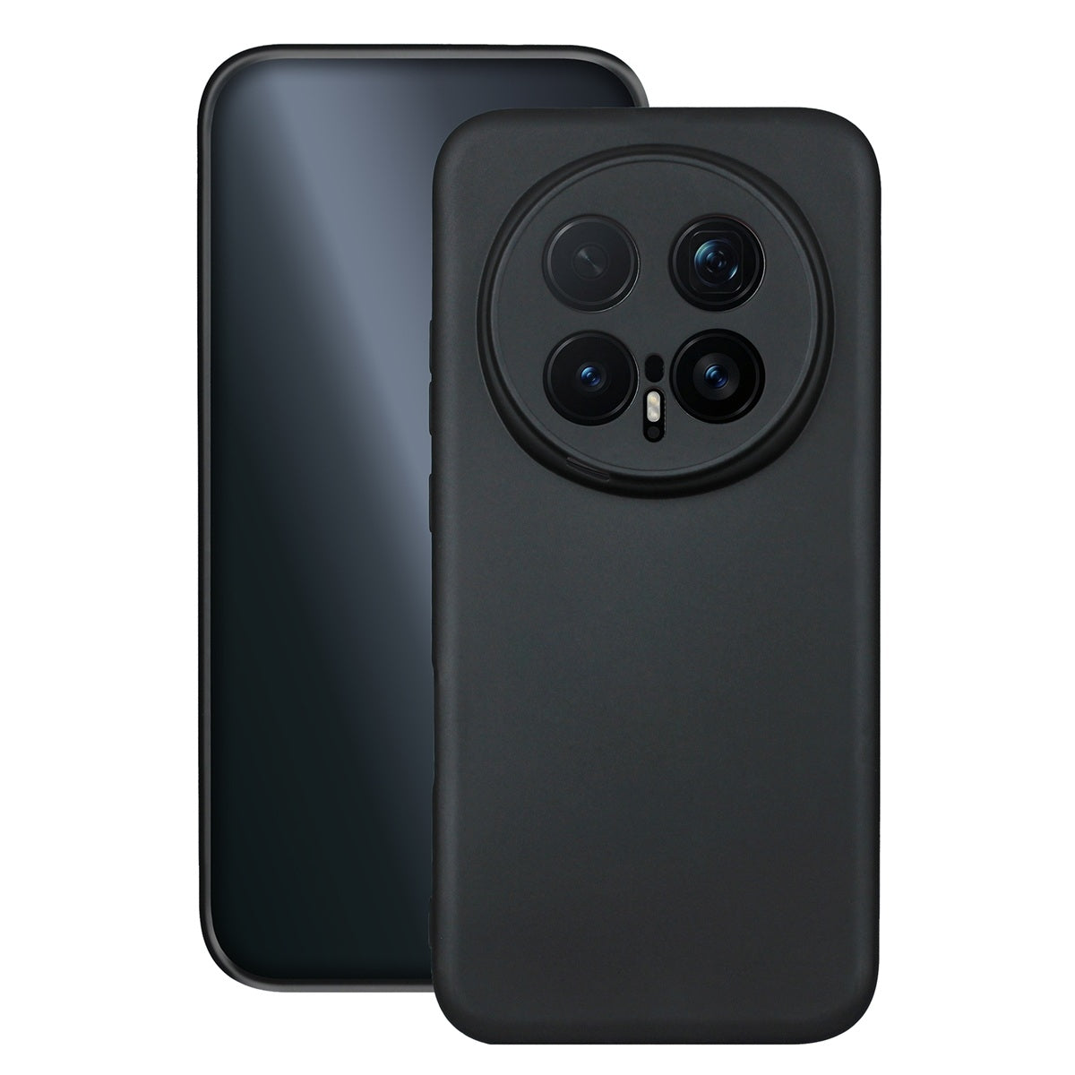 Honor Magic 8 Pro - Silicon Matt TPU Mjuk Skal - Svart