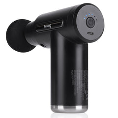 Huslog Laddningsbar Muskelmassager med 4 Massagehuvuden, Professionell Mini Massagepistol