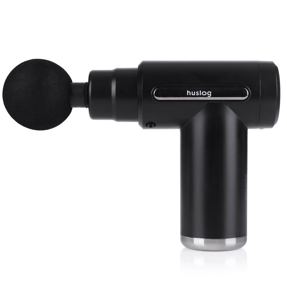 Huslog Laddningsbar Muskelmassager med 4 Massagehuvuden, Professionell Mini Massagepistol