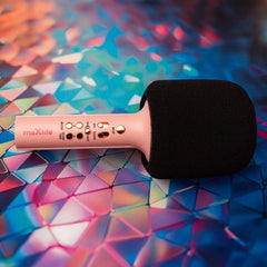 Karaoke Trådlös Mikrofon med Bluetooth-högtalare Maxlife - Rosa