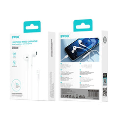 Kompatibel iPhone in-ear hörlurar, iPhone X/11/12/13/14 - Vit