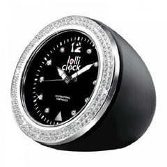 LOLLICLOCK Rock Crystal Svart