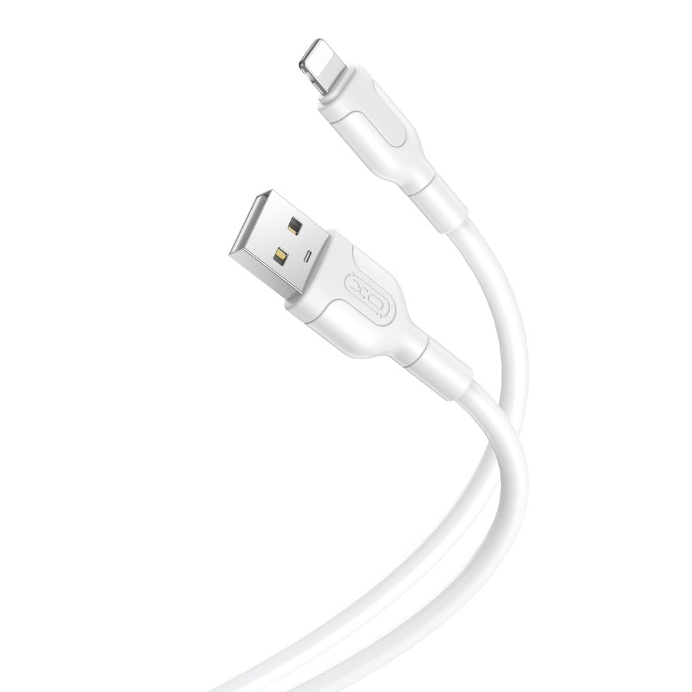 Lightning Laddkabel för iPhone – Snabbladdning & Dataöverföring 1m Vit