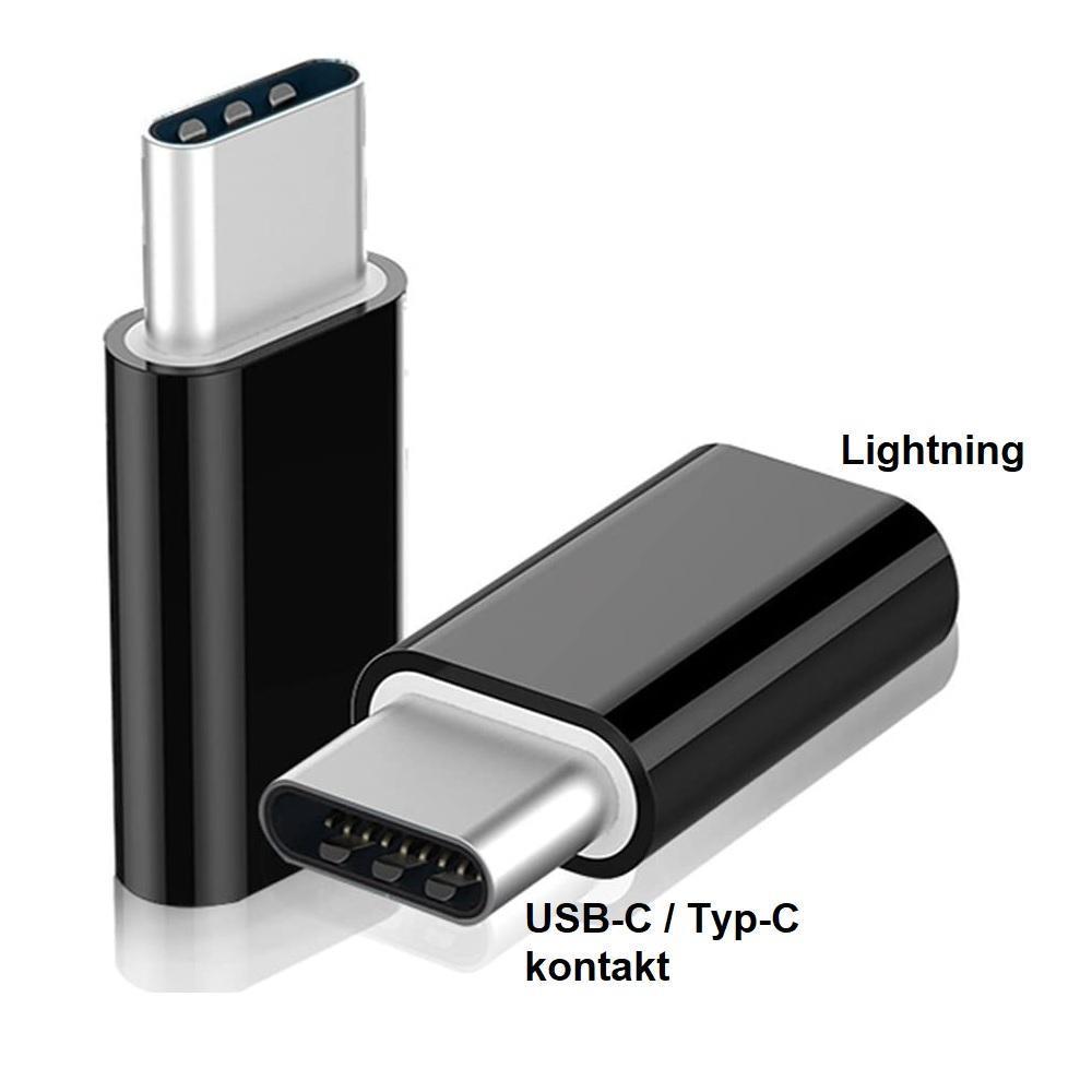 Lightning till USB-C / Typ-C Adapter - Laddning / Dataöverföring