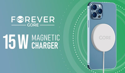 Magnetic 15W MagSafe-kompatibel Trådlös laddare Forever CORE