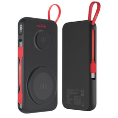 Magnetisk Maxlife Trådlös Powerbank 10000 mAh – 3-i-1 MagSafe, 22,5 W