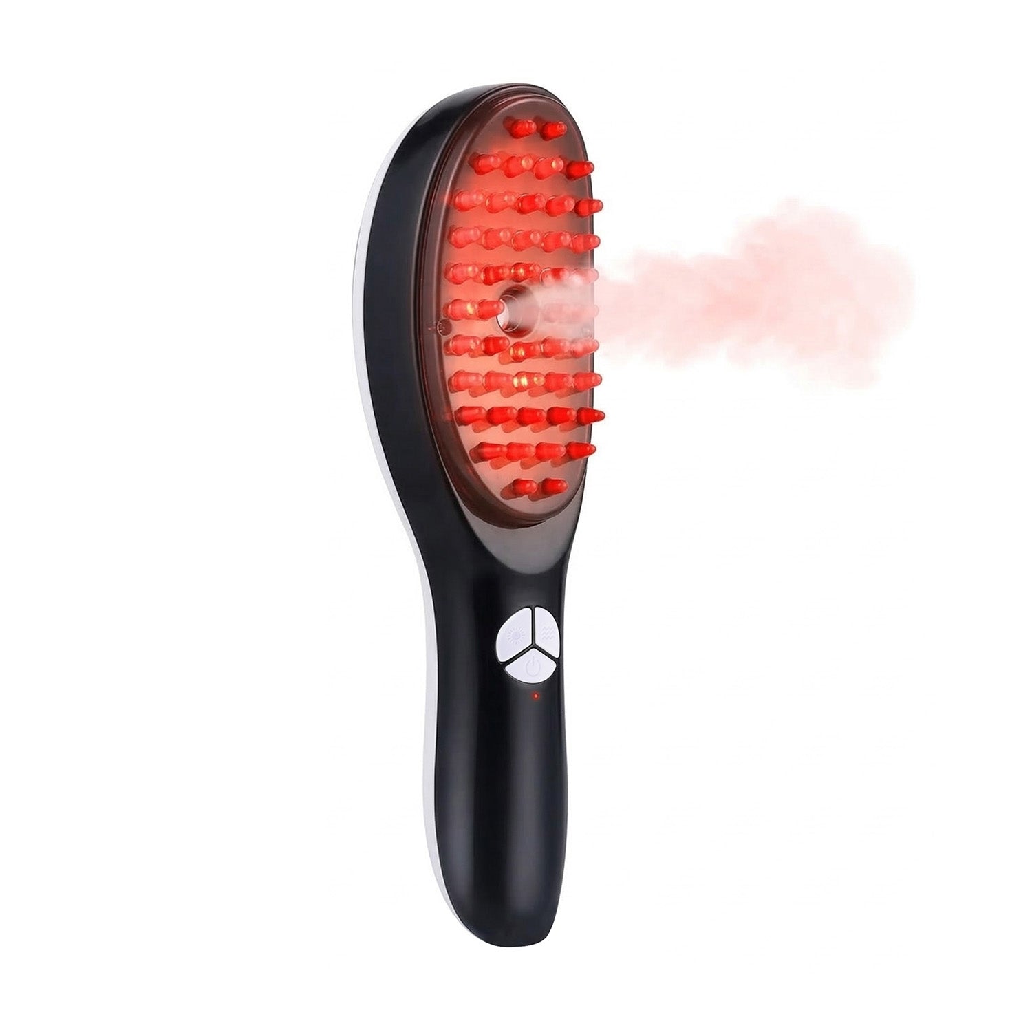 Marielle Hårbottenborste med LED-ljus, Ånga & Vibrationsmassage / Hårvårdsenhet
