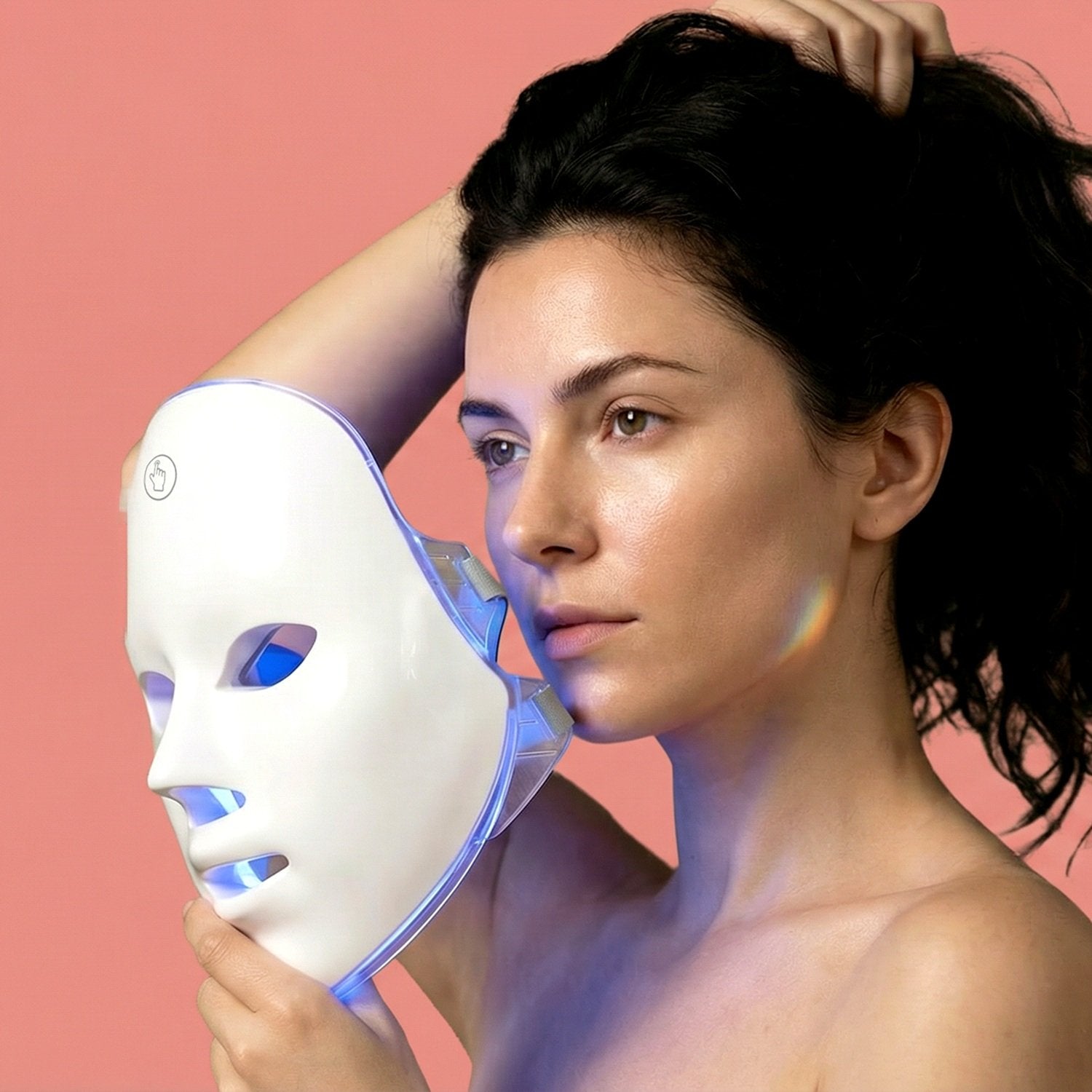 Marielle LED Ljusterapimask – 91 LED Ansiktsmask för Hudvård & Anti-aging