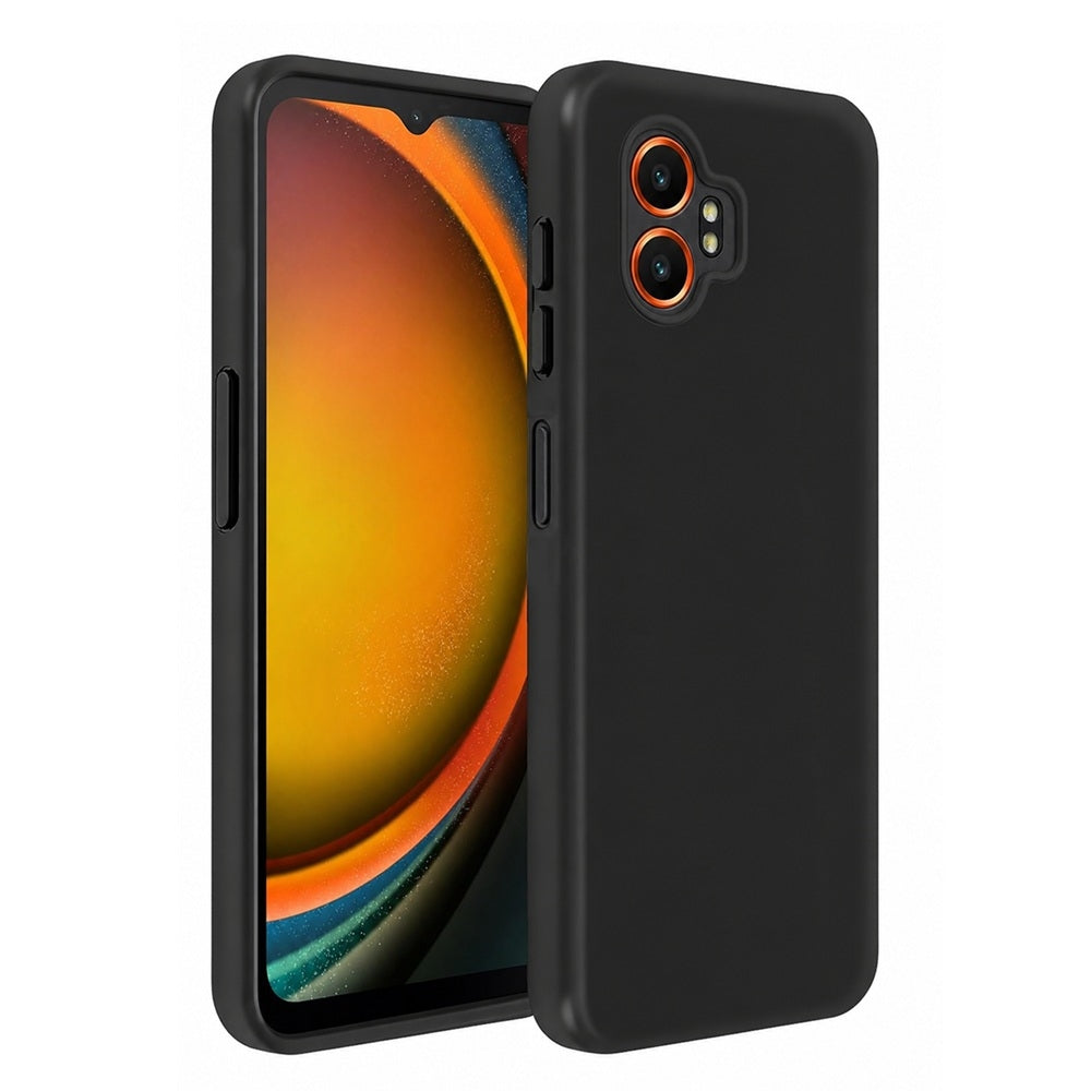 Matt Skal för Samsung Galaxy XCover 7 Pro - TPU Mjuk Svart