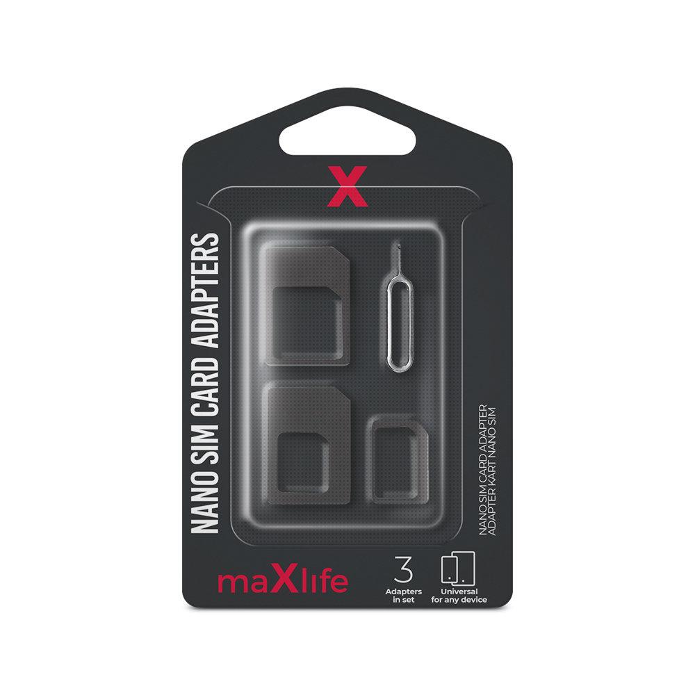 Maxlife Nano SIM-kortadaptrar