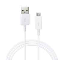 MicroUSB Data SYNC Kabel 100cm - Vit