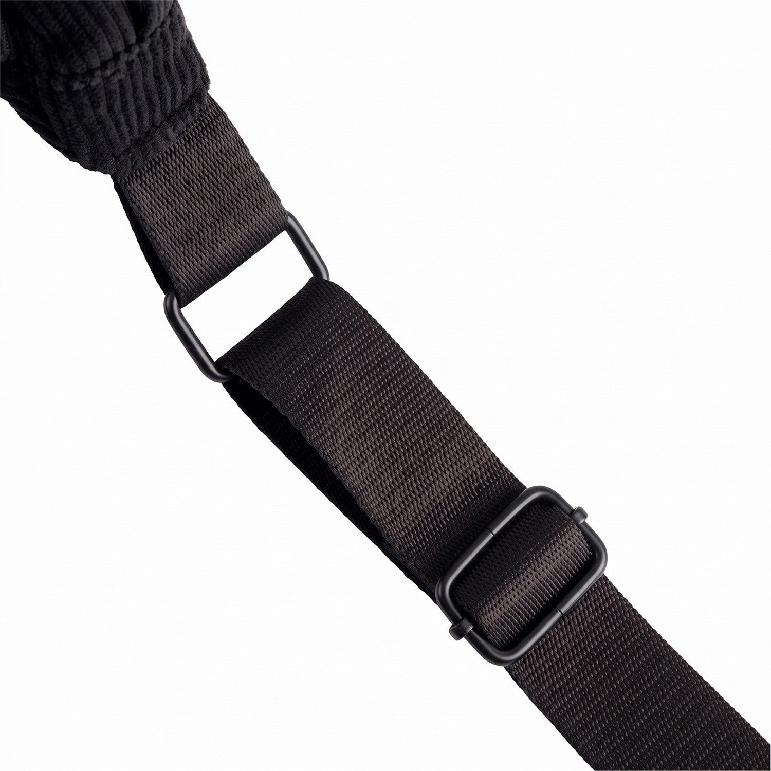 Moon Bag Axelväska i Manchester – Halvmåneformad Crossbody, Justerbar Rem -Svart