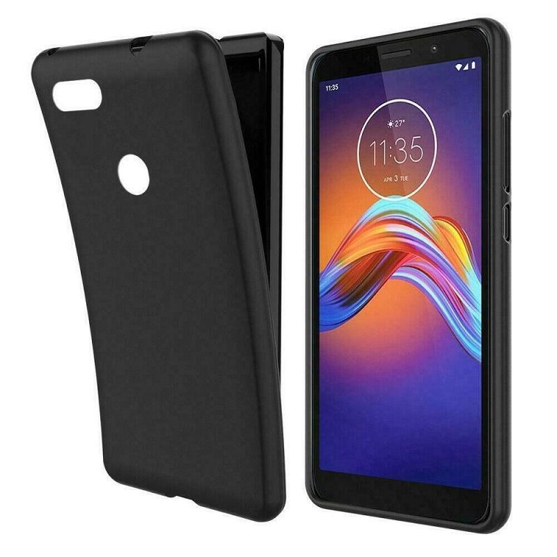 Motorola Moto E6 Play - Silicon TPU Mjuk Skal - Svart