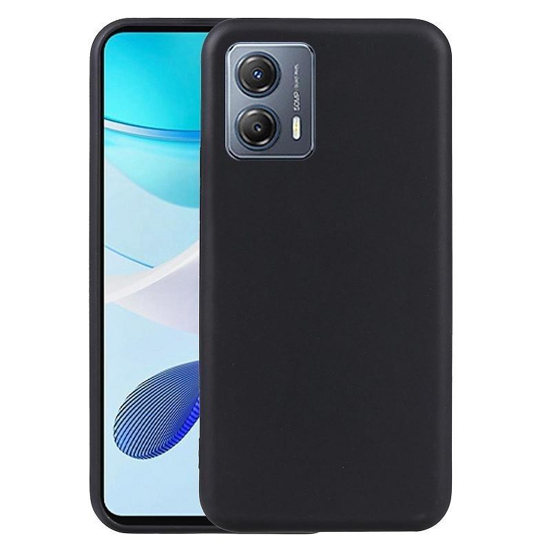 Motorola Moto G34 5G - Matt Silicon TPU Mjuk Skal - Svart