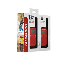 Motorola Talkabout T42 Walkie Talkie Bärbar Radio - 2st