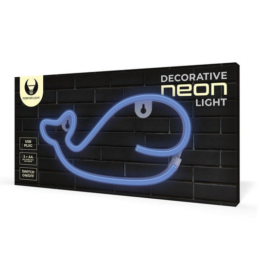 Neon LED Hello Batteri + USB Forever Light