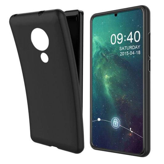 Nokia 3.4 - Matt TPU Mjuk Skal - Svart